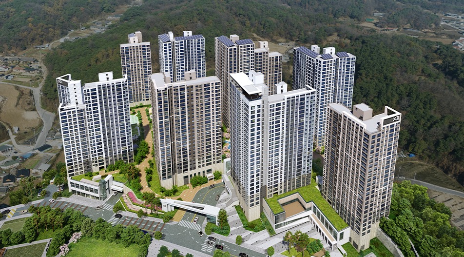 경기 55세대 청약 모집, 부천 JY 포에시아 조경도